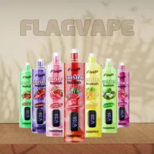 In Demand FIHP Shisha Hookah 15000 Puffs Disposable Vape Pen 22ml E-Liquid 6mg Nicotine Rechargeable 650mAh with LED Display Wholesale