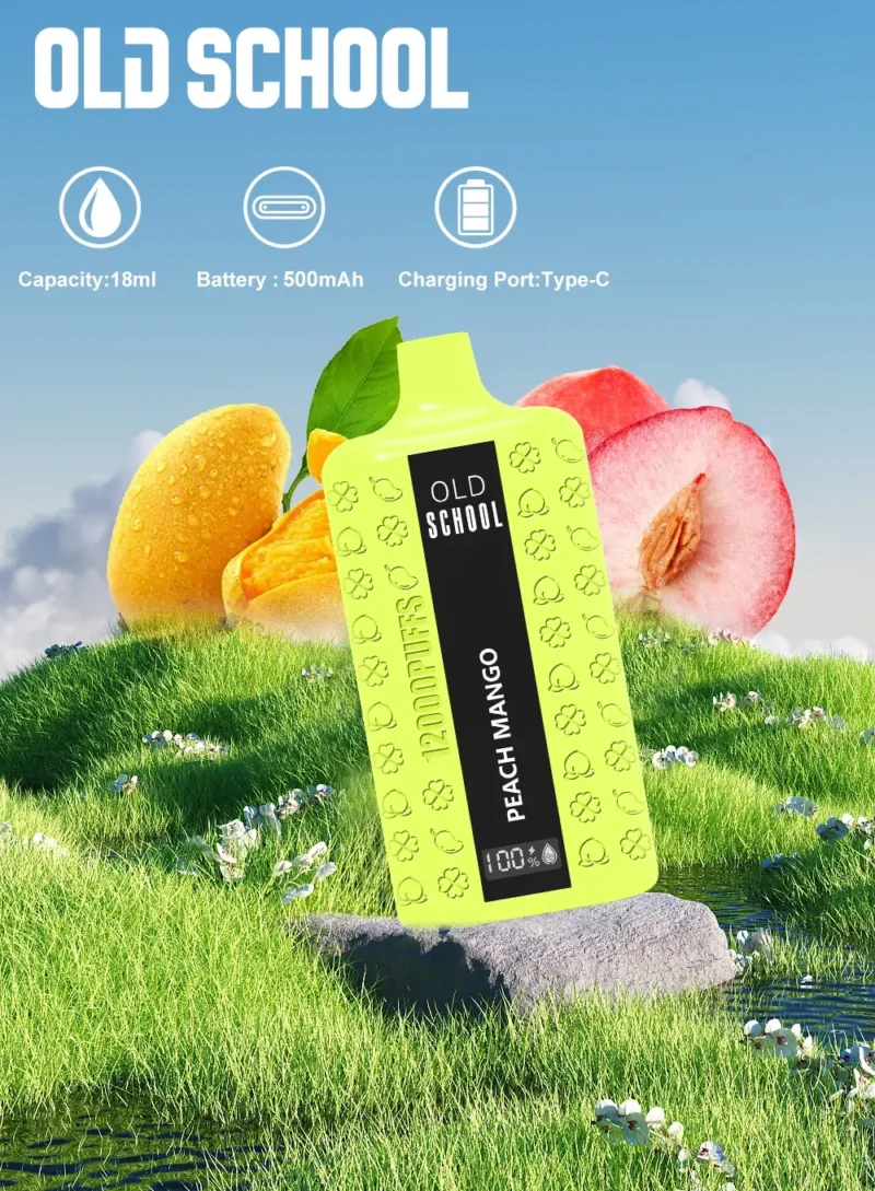 Wholesale Old School DM12000 Puffs Disposable Vape Pen 12K 18ml Nicotine 0% 2% 3% 5% Mesh Coil Type-C Charging Factory Direct 2